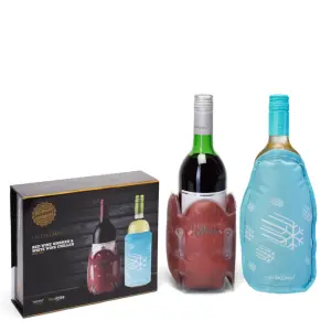 Dexam CellarDine Therm au Rouge & Flexicles Chiller Bottle Gift Set