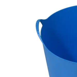 Heavy Duty Flexitub Flexible Buckets 45L x5 (Builders Tub Work Trug Feed Storage)