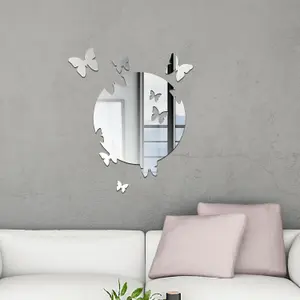 Butterfly Mirror Stickers Nursery Home Decoration Gift Ideas 5 pieces