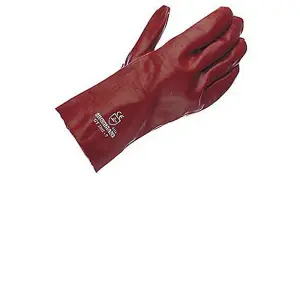 Unisex Adults Gloves PVC Gauntlet