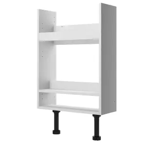 Cooke & Lewis Santini Gloss White Cabinet (H) 852mm (W) 500mm