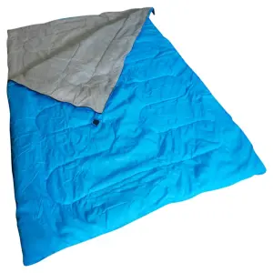 Double Outdoor Sleeping Bag With Carry Bag Ideal For Camping