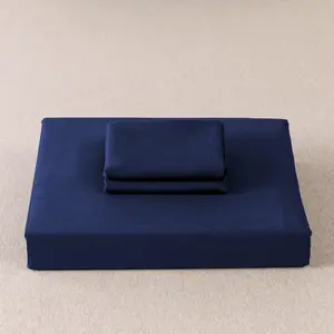 Super Soft 250 TC Microfibre Reversible Plain Duvet Cover Set Navy / Super King Duvet Cover + 2 Pillowcases