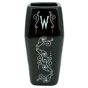 Wednesday I Prefer To Remain Sharp-Edged Coffin Mug Black/White/Purple (One Size)