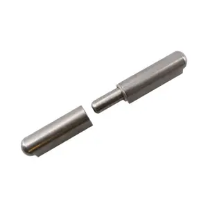 2pk Lift Off Stainless Steel Bullet Hinge Weld On 16x130mm Heavy Duty Door