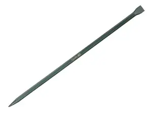 Bulldog Chisel and Point Crowbar - Heavy Duty 28mm x 1.5m for Prying and Levering