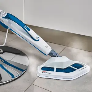 Polti Vaporetto SV460 Double 2-in-1 Steam Mop with Handheld Steam Cleaner, 17 Accessories