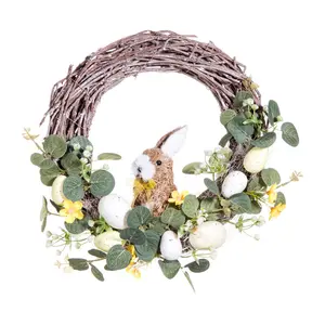 Easter Bunny Decorative Wreath