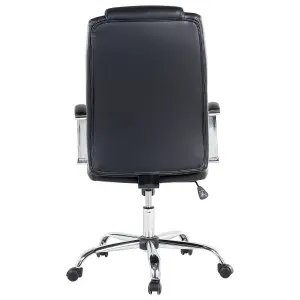 Executive Chair Faux Leather Black WINNER