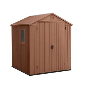 Keter Darwin 6 ft. W x 6 ft. D Apex Outdoor Garden Shed