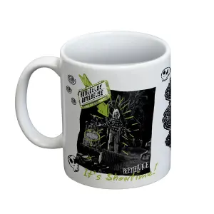 Beetlejuice Its Showtime Mug White/Black (One Size)