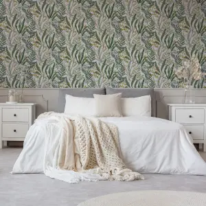 Superfresco Easy Fernery Green Leaves Smooth Wallpaper Sample