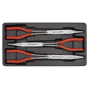 Sealey Double Joint Pliers Set 3pc Long Reach 335mm AK8580