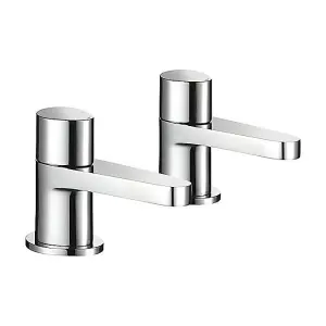 Mira Showers Precision Bath Pillar Taps Chrome - 1 Pair 2.1817.003