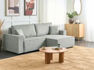 Corner Sofa KARILA Grey Left Hand