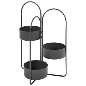 Plant Stand COLUTENA Metal Black