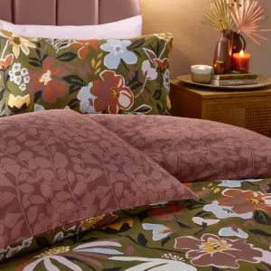 furn. Asterea Floral Reversible Duvet Cover Set