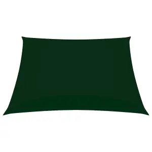 Berkfield Sunshade Sail Oxford Fabric Square 4.5x4.5 m Dark Green