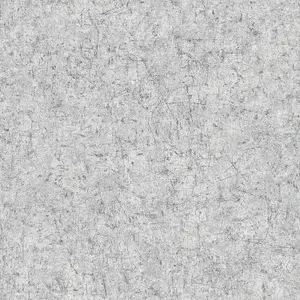 Galerie Texture FX Grey Silver Scratch Textured Wallpaper