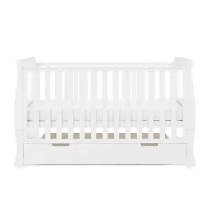 Stamford Classic Cot Bed with Cot Top Changer White