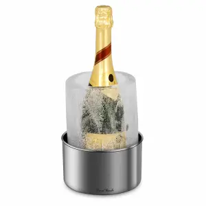 Final Touch Unique Ice Wine Champagne Bottle Chiller Cooler Bucket