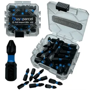 BAP 25 PC Impact Torsion PZ2 Pozi 2 Screwdriver Bit Set Drill Bits Impact Driver