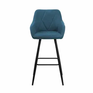 Maxman 11.02cm Bar Stool (Set of 2) Blue