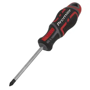 Sealey Screwdriver Pozi 1 x 75mm GripMAX - Daily Professional Use Tool AK4365