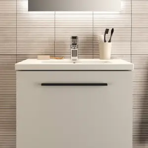 Ideal Standard i.life S Compact Matt White Wall-mounted Bathroom Vanity unit (H) 440mm (W) 600mm