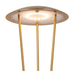 Lucide Renee Modern Rechargeable Table lamp Outdoor - LED Dim. 2700K/3000K IP54 - wireless charging pad - Matt Gold