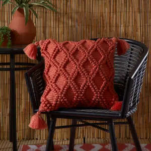 Alda Terracotta Outdoor/Indoor Durable Filled Cushion