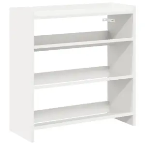 Berkfield Shoe Rack White 60x25x62 cm Engineered Wood