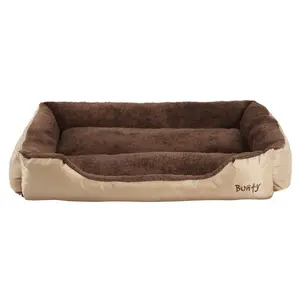 Bacup Polyester Pet Bed Blue / XLarge(90 cm L x 70 cm W)