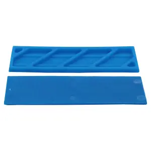 50 Pack Blue Plastic Window and Glazing Packers Spacers 5mm Thick Flat Spacers Frame Fixing