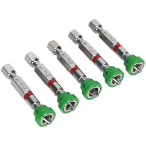 High-Quality 5 Pack 50mm Phillips Number 2 Magnetic Power Tool Bits