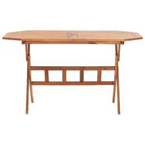 Berkfield Folding Garden Table 135x85x75 cm Solid Acacia Wood