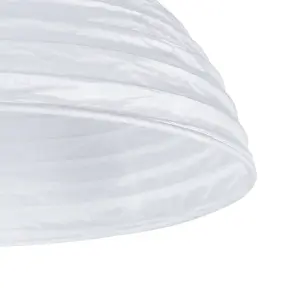 GoodHome Anbus White Pendant Light shade (D)38cm