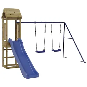 Berkfield Outdoor Playset Impregnated Wood Pine