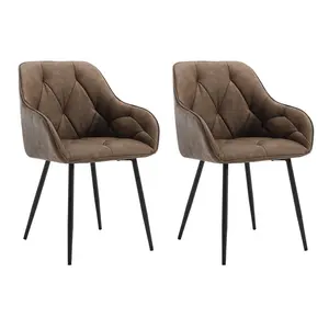 Rigney Dining Chair (Set of 2) Dark Brown