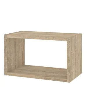 Cube Floating Wall Shelf Unit in Oak