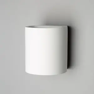 Litecraft Chonzie White Paintable Up and Down Wall Light