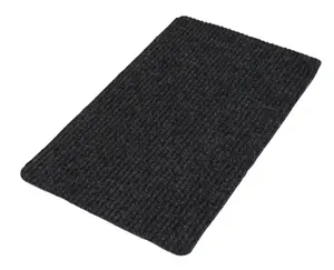 Flooring Grey Plain Scraper mat, 100cm x 60cm