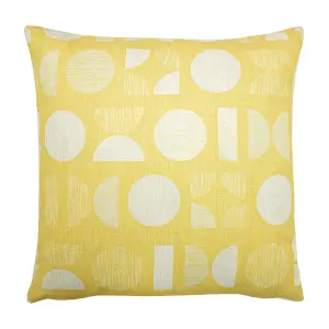 furn. Malmo Scandi Geometric Feather Filled Cushion