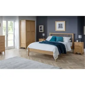 Oakwood 2 Door 1 Drawer Wardrobe