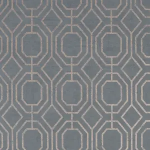 Superfresco Charcoal Geometric Smooth Wallpaper