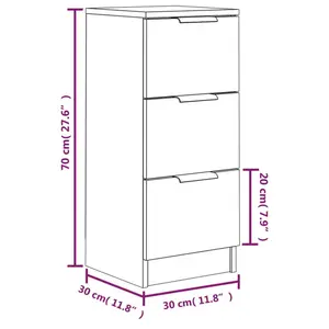 Josafat 30Cm Wide 6 Drawer (Set of 2) Light Brown