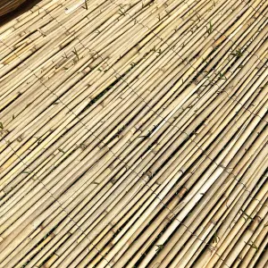 2m x 4m Bamboo Screening Roll Panel Natural Fence Peeled Reed Fencing Outdoor Garden