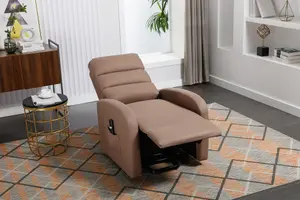 Grace Electric Fabric Single Motor Rise Recliner Lift Mobility Tilt Chair (Mocha)