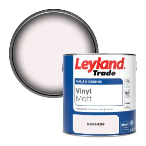 Leyland Trade Vinyl Matt Walls & Ceilings Emulsion Paint (S 0510-R20B) 2.5L