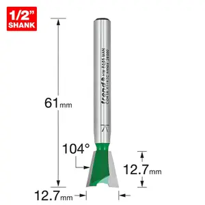 Trend C041A x 1/4 TCT Dovetail 104 Degree 12.7 x 12.7mm